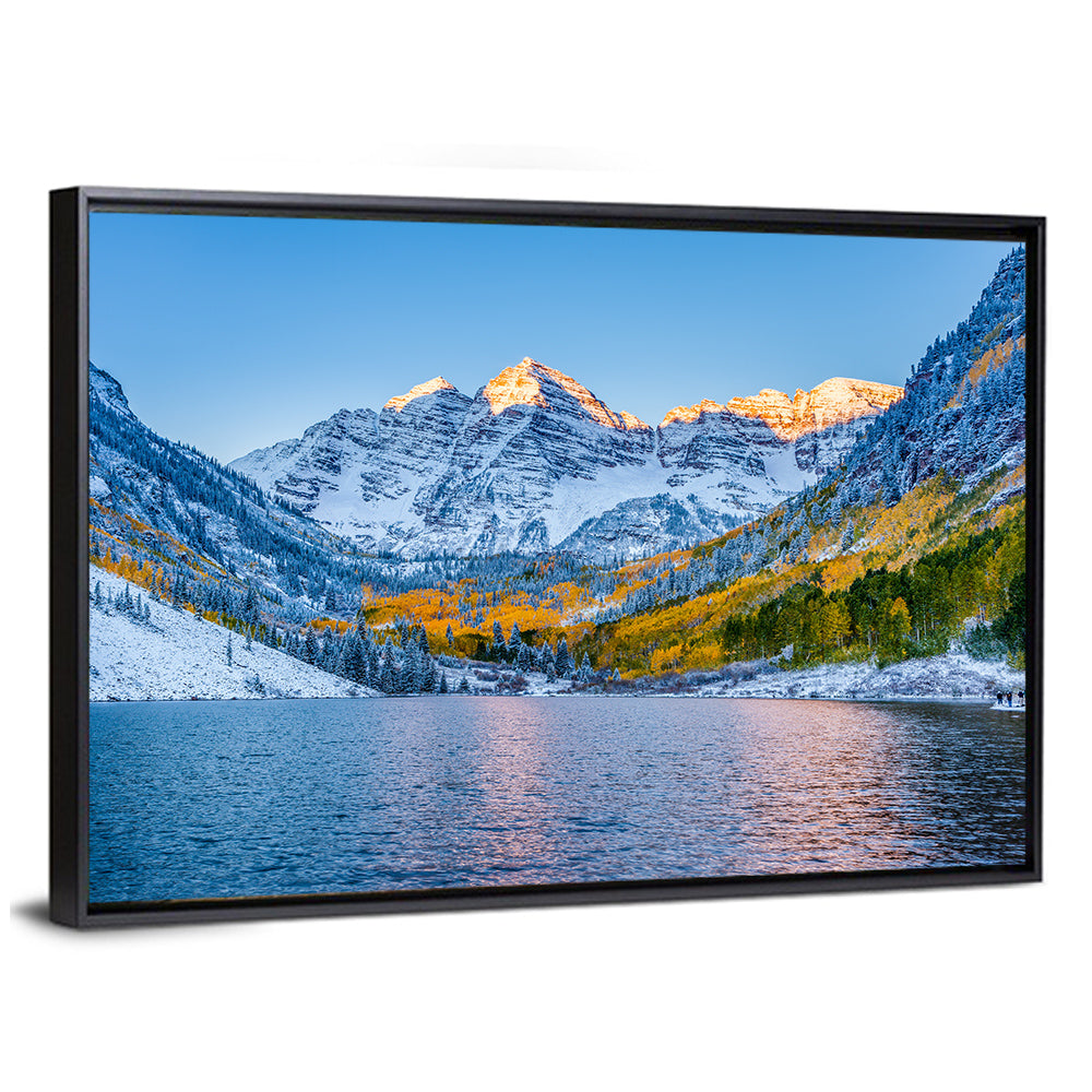 Maroon Bells at Sunrise Wall Art
