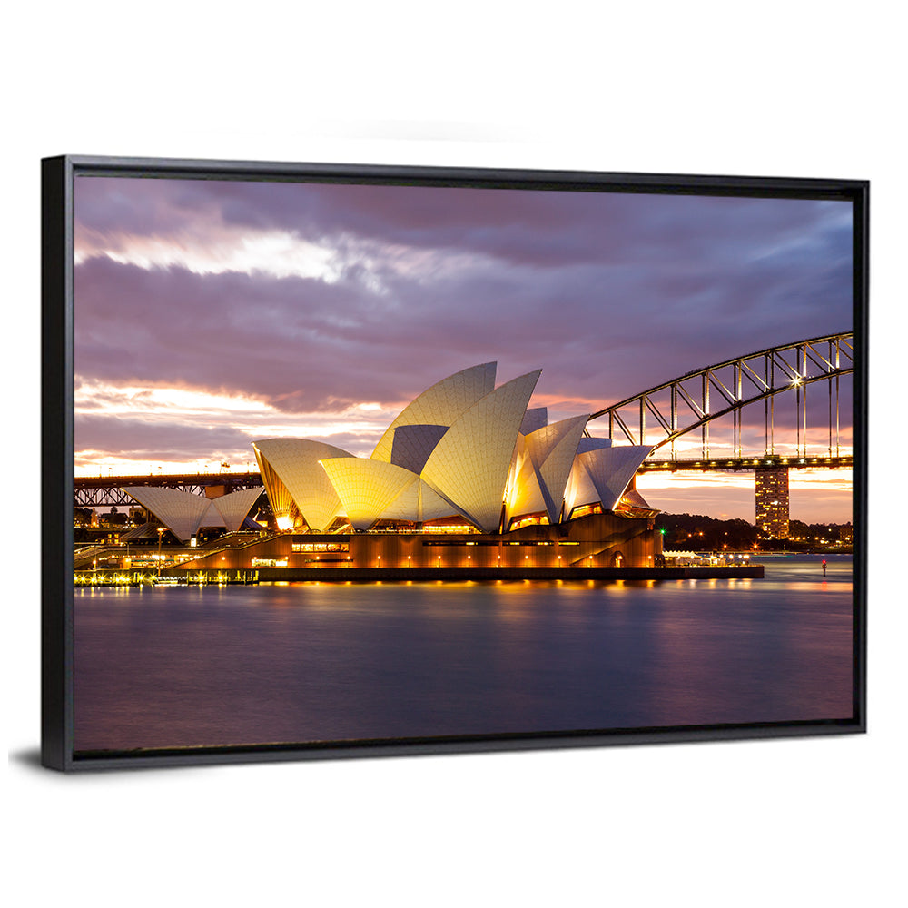 Sydney Opera House & Harbour Bridge Wall Art