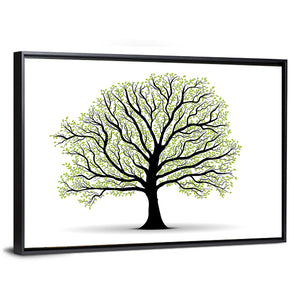 Vector Tree Silhouette Wall Art