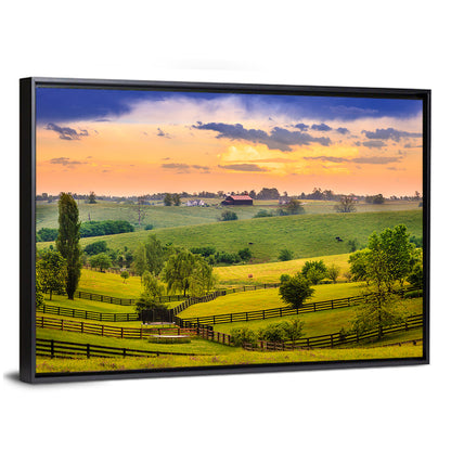 Kentucky Farm at Dusk Wall Art