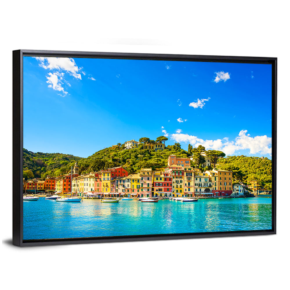 Colorful Portofino Harbor Wall Art
