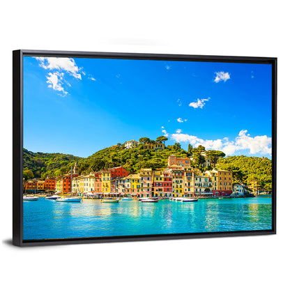 Colorful Portofino Harbor Wall Art