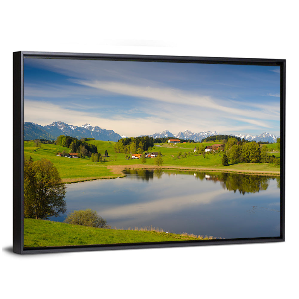 Bavarian Mountain Lake Wall Art