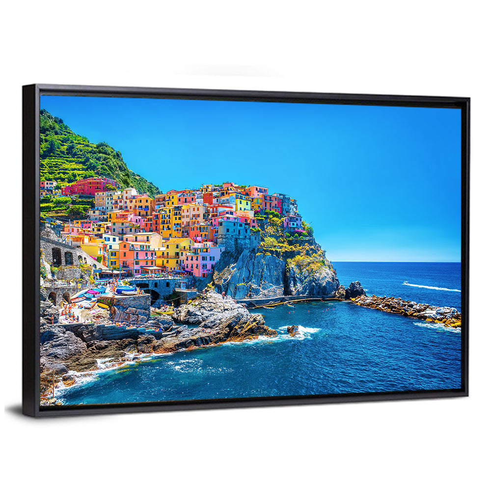 Manarola Cliffside Village Wall Art