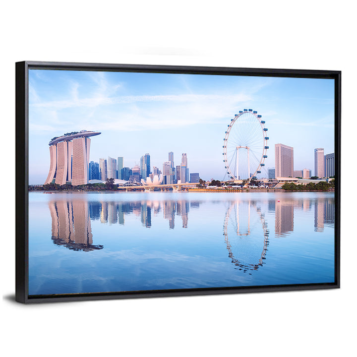 Singapore Marina Bay Skyline Wall Art