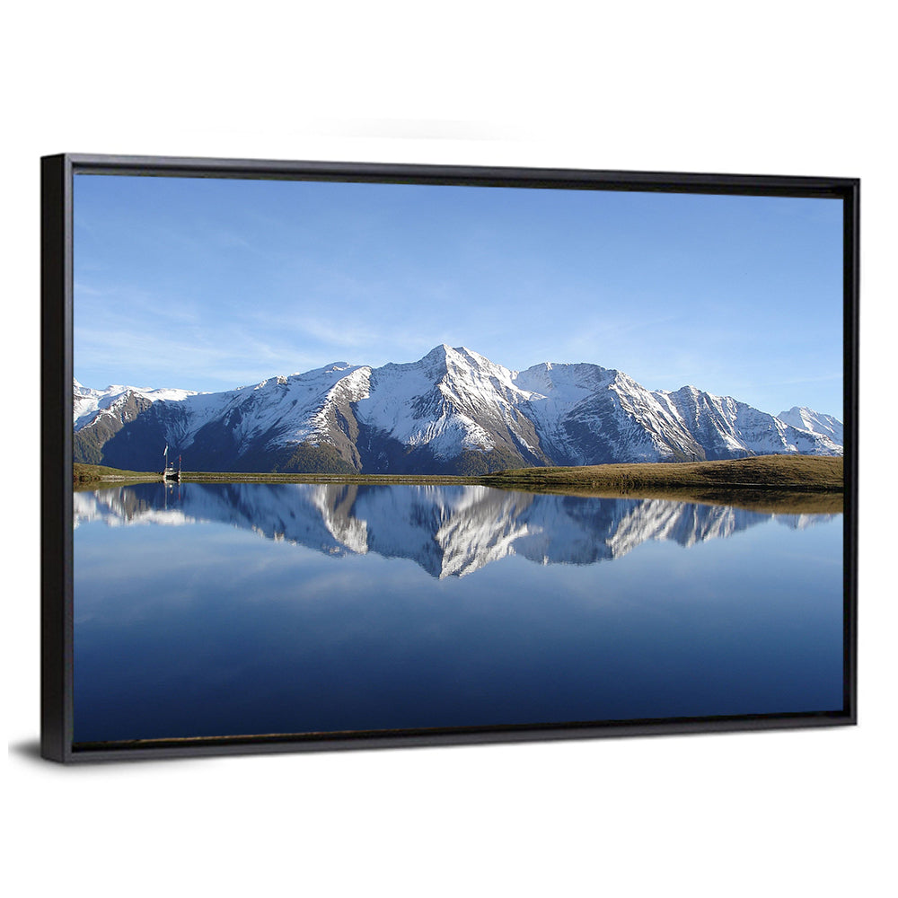 Bettmersee Mountain Reflection Wall Art