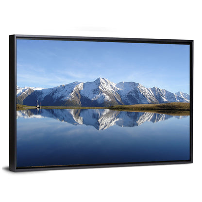 Bettmersee Mountain Reflection Wall Art