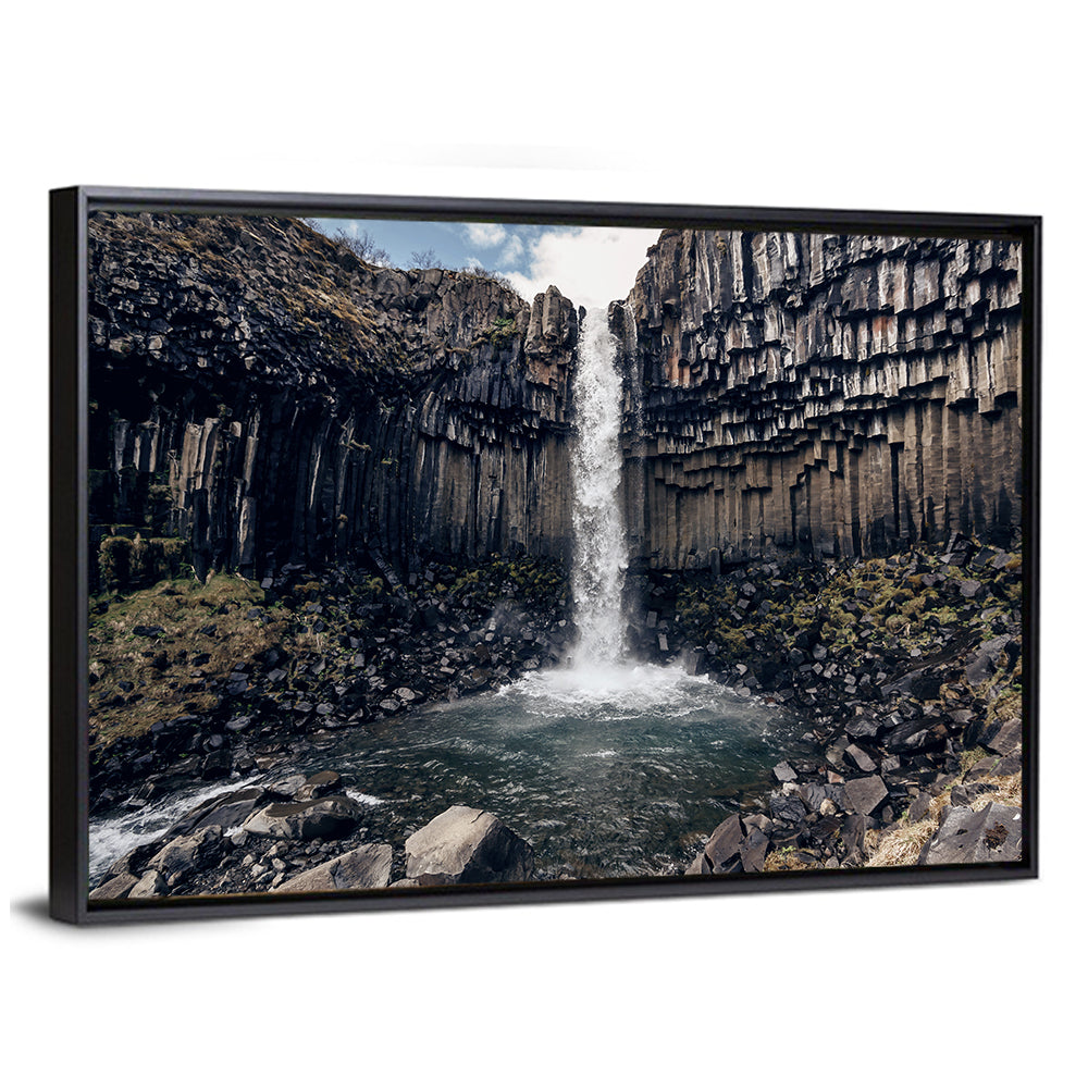 Svartifoss Basalt Waterfall Wall Art