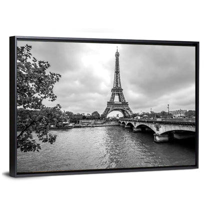Eiffel Tower from the Seine Wall Art
