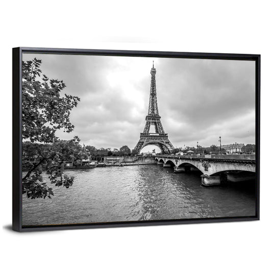 Eiffel Tower from the Seine Wall Art