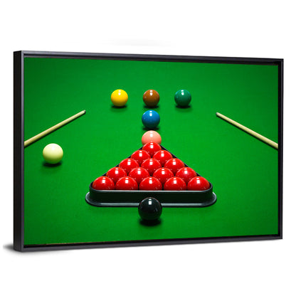 Triangular Snooker Rack Wall Art