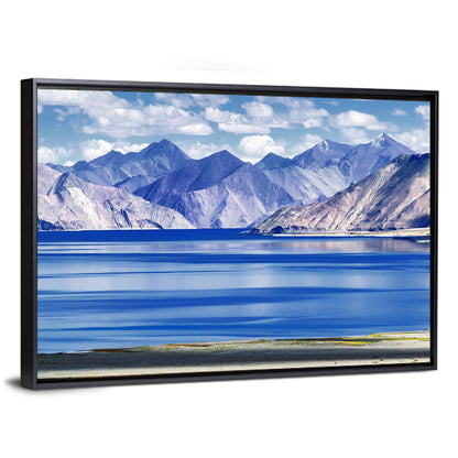 Mountains & Pangong Tso Lake Wall Art