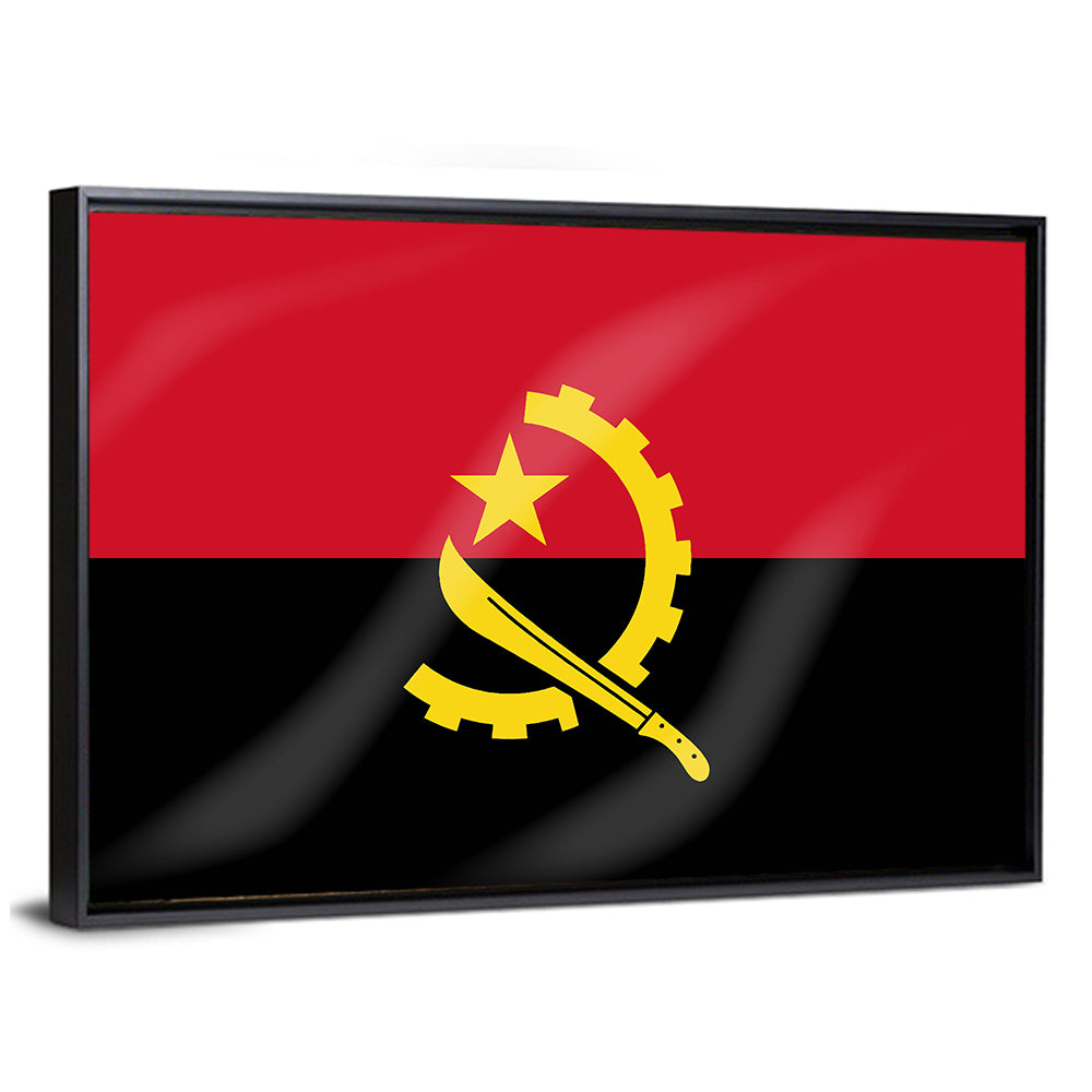 Flag of Angola Wall Art