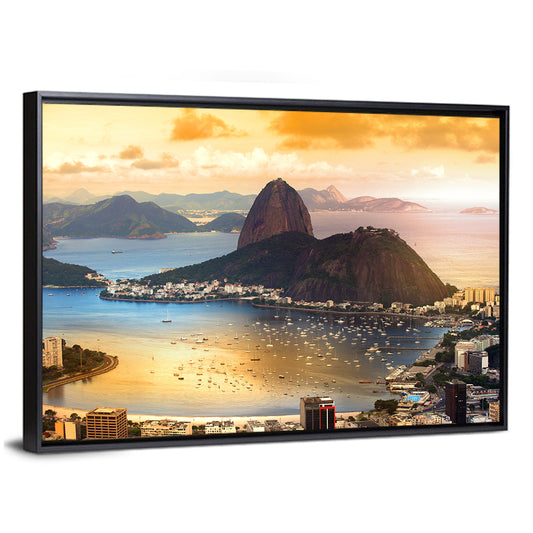 Rio Twilight Over Sugarloaf Mountain Wall Art