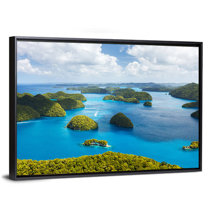 Rock Islands Aerial View Wall Art