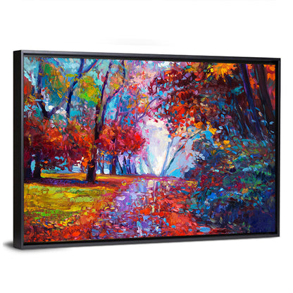Autumn Forest Path Wall Art