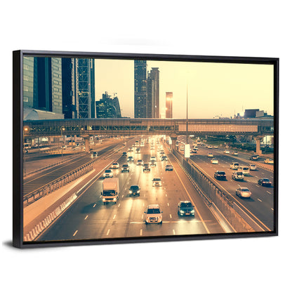 Sheikh Zayed Road Dubai Wall Art