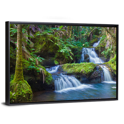 Hawaiian Rainforest Waterfalls Wall Art
