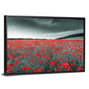 Red Field Poppies Wall Art