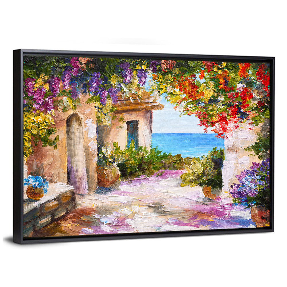 Colorful Summer Houses Wall Art