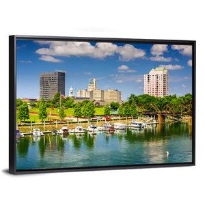 Augusta Downtown Skyline Wall Art