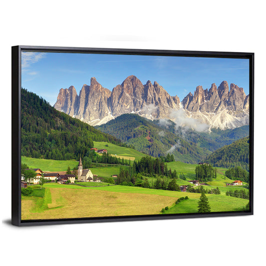 St. Magdalena Church Val Di Funes Wall Art
