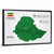 Ethiopia Map Wall Art