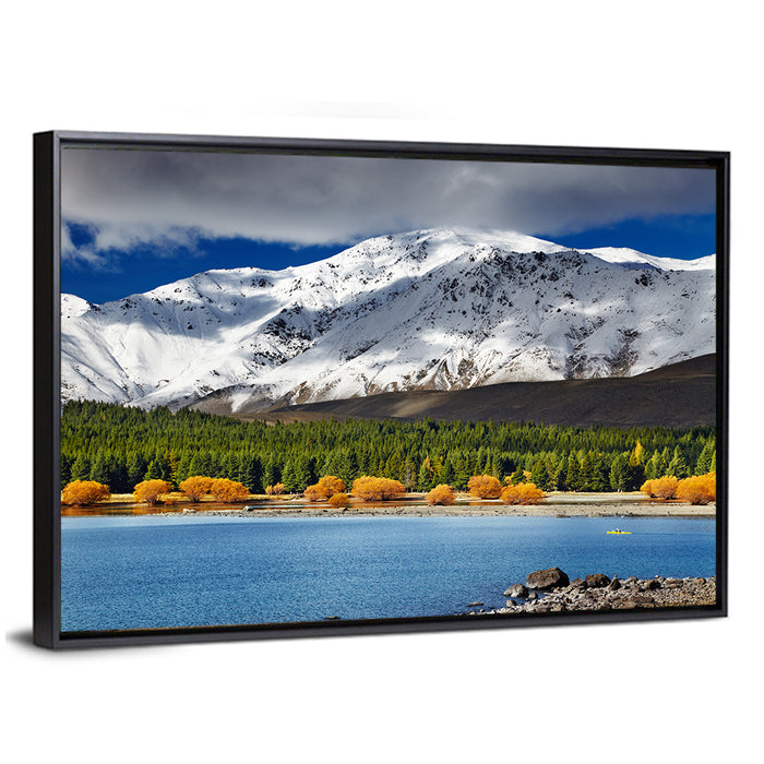 Lake Tekapo, New Zealand Wall Art as a framed canvas