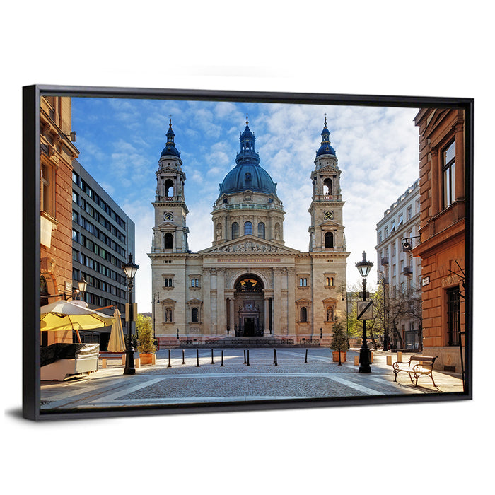 St. Stephen's Basilica, Budapest Wall Art as a framed canvas