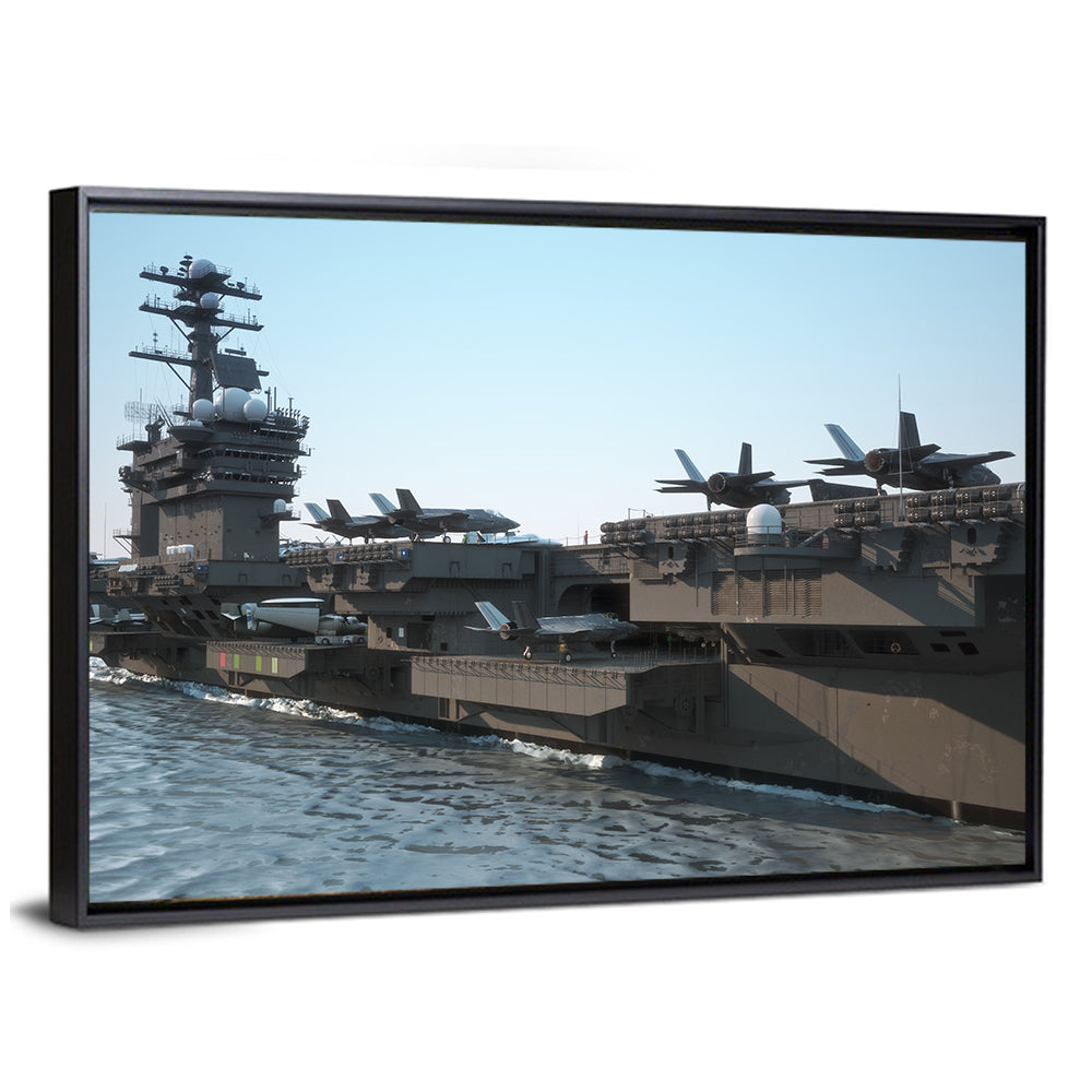 Navy Aircraft Carrier Wall Art