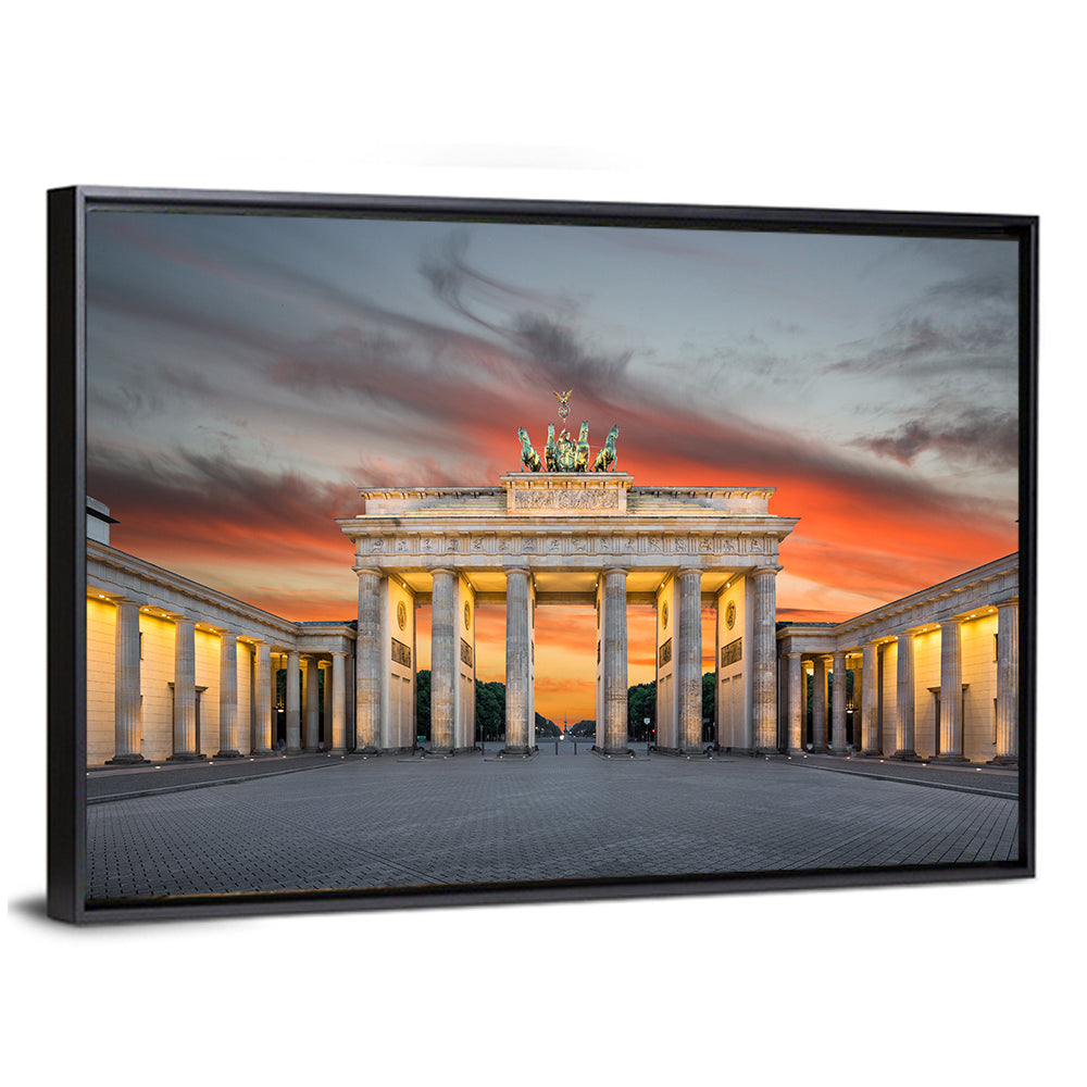 Brandenburg Gate at Dusk Wall Art