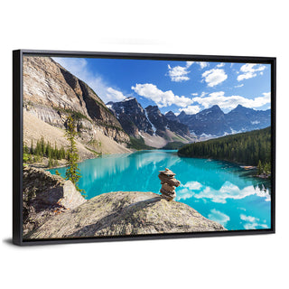 Moraine Lake Reflection Wall Art
