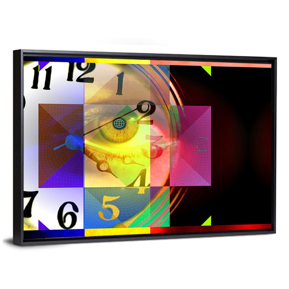Eye of Time Collage Wall Art