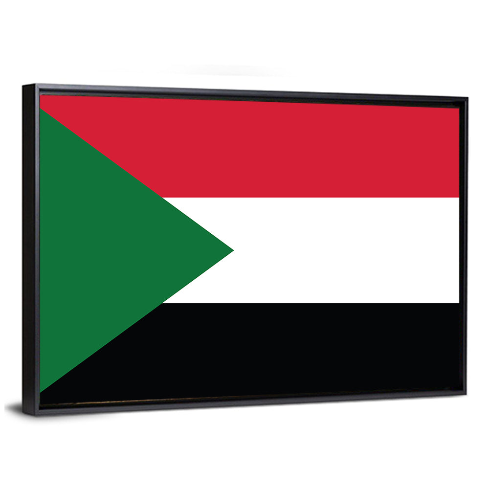 Sudan National Flag Wall Art