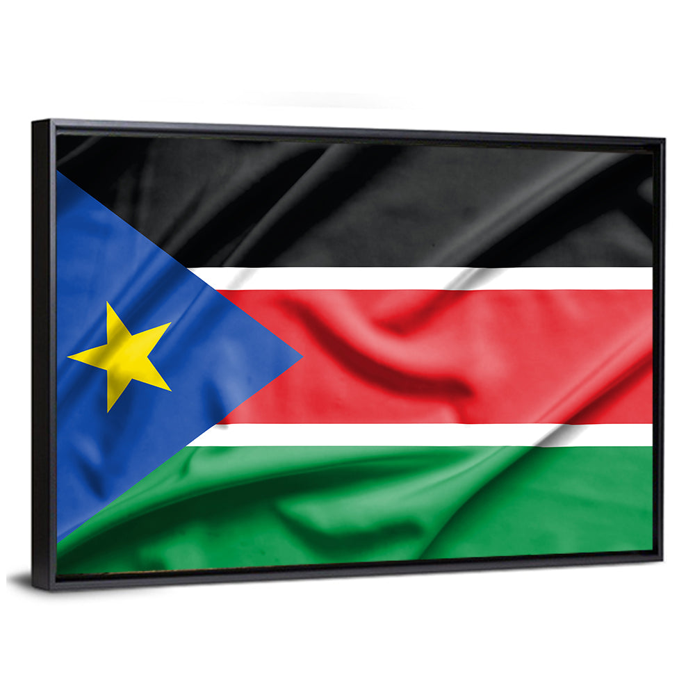 South Sudan Flag Wall Art