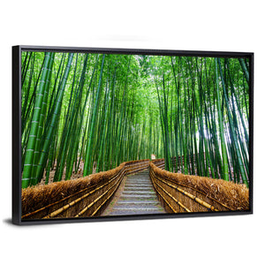 Path To Bamboo Forest Kyoto Wall Art