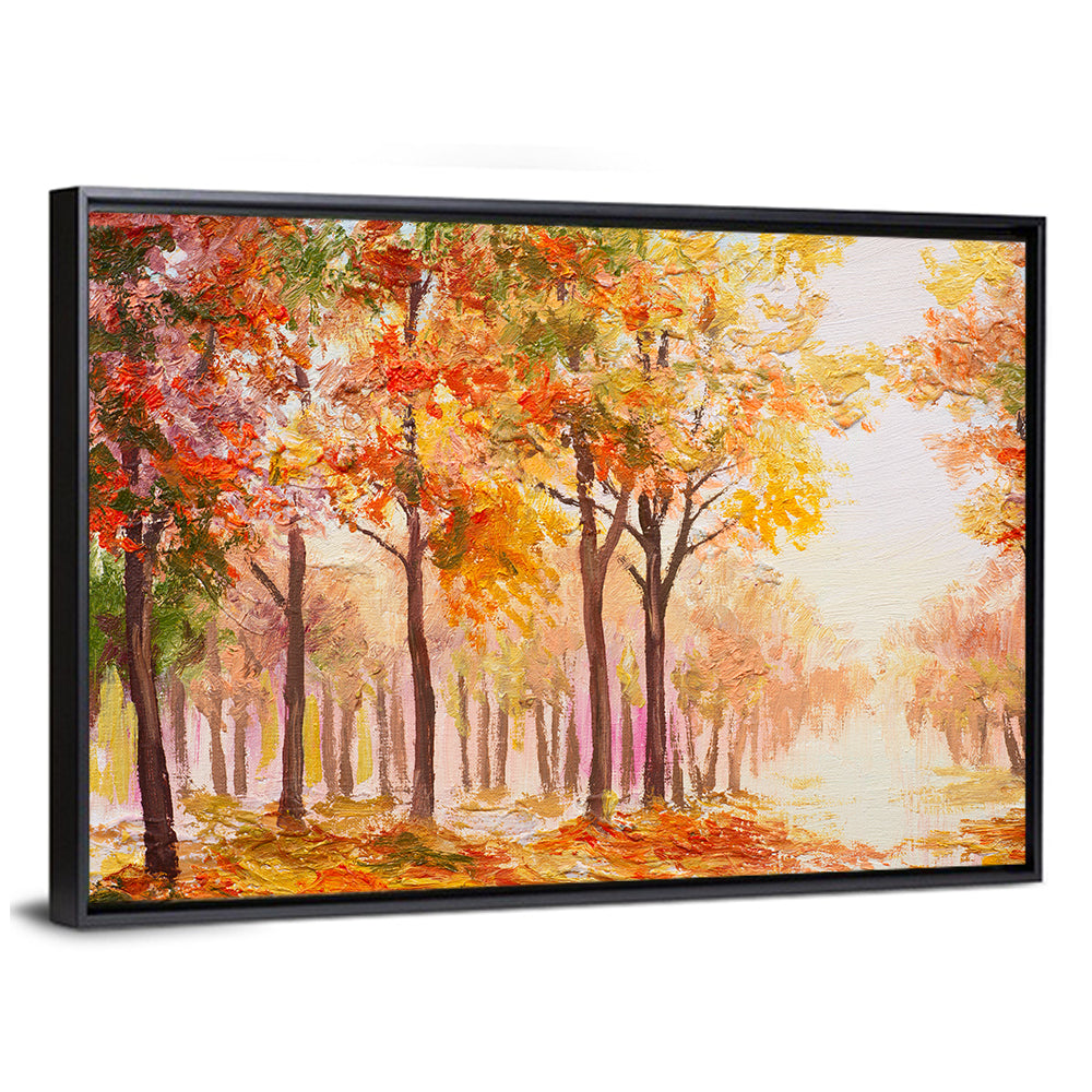 Colorful Autumn Forest Wall Art