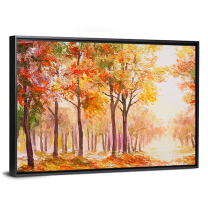 Colorful Autumn Forest Wall Art