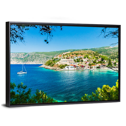 Assos Village, Kefalonia Bay Wall Art