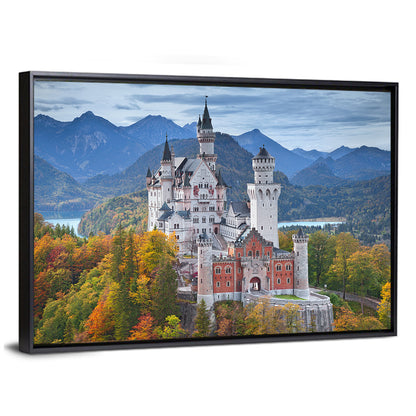 Neuschwanstein Castle in Autumn Wall Art