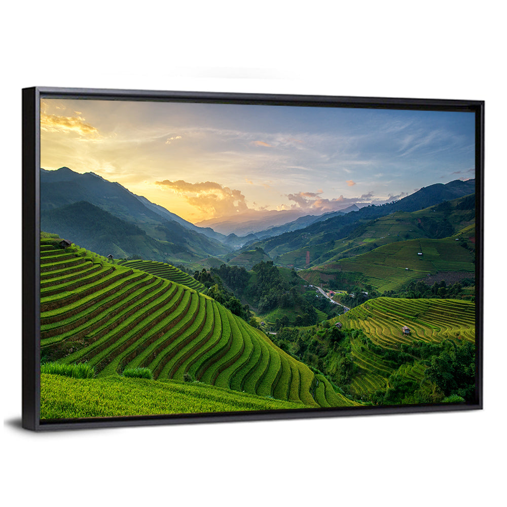 Vietnam Terraced Rice Fields Wall Art
