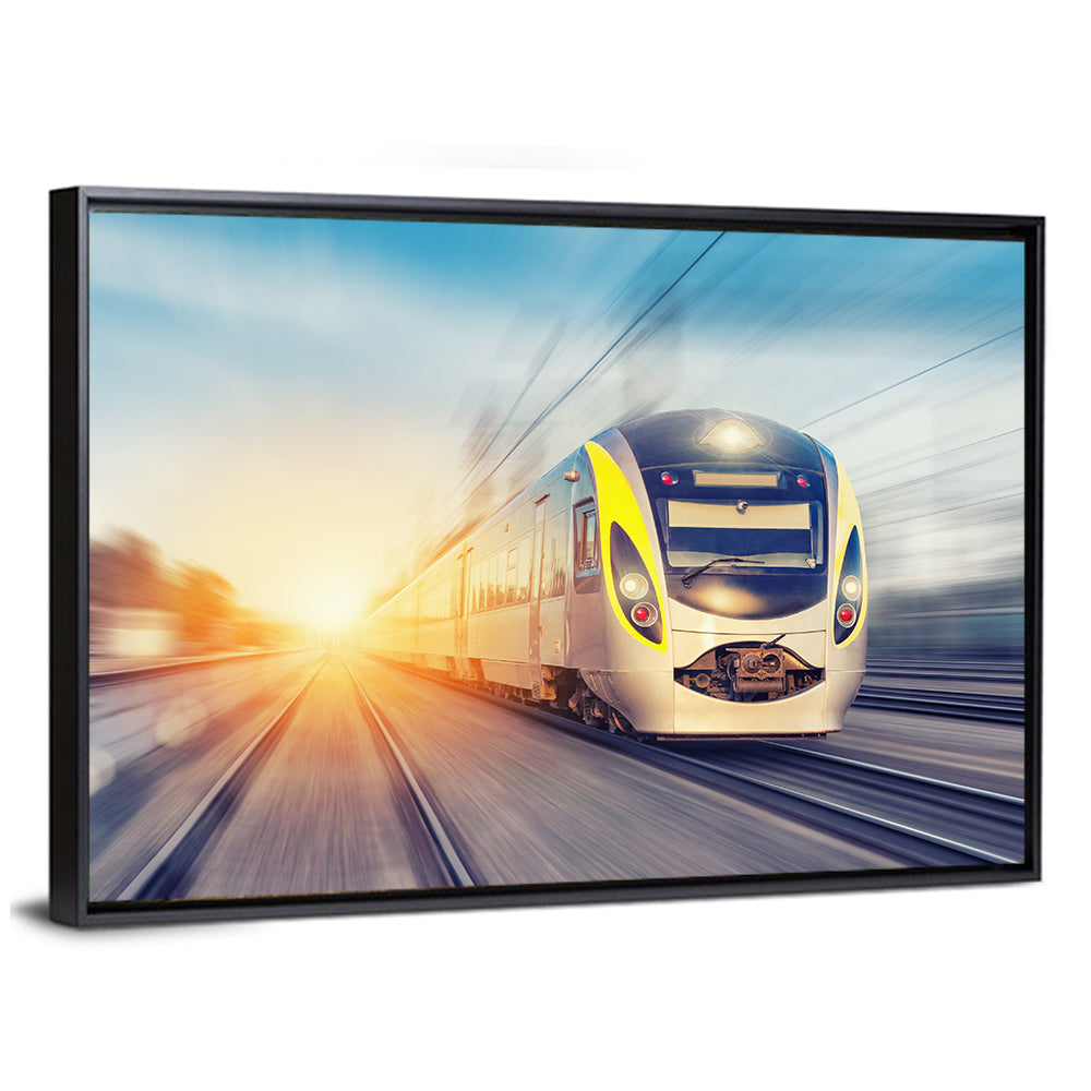 Modern High-speed Train Wall Art