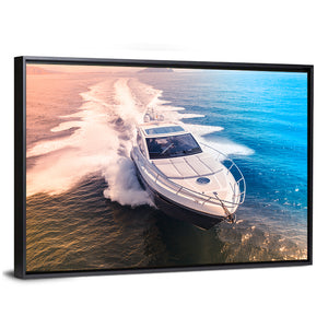 Luxury Motor Boat Wall Art