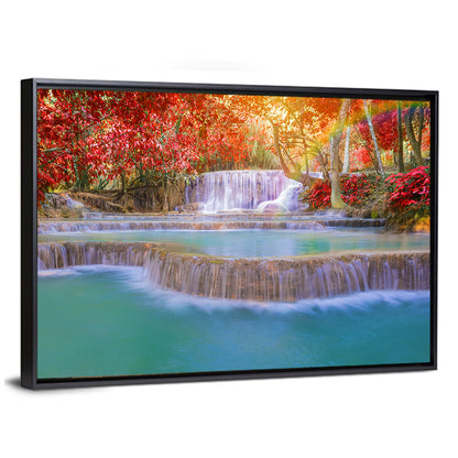 Tat Kuang Si Tiered Waterfalls Wall Art