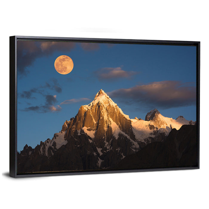 Sunrise Over Paiyu Peak Wall Art as a framed canvas
