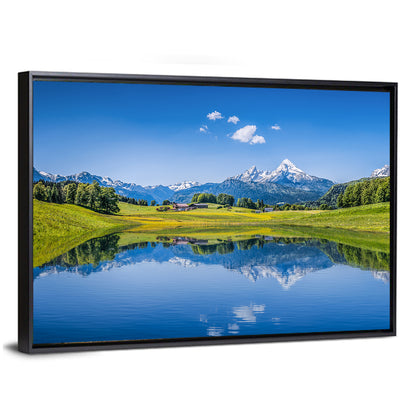 Summer Mountain Lake Austria Wall Art
