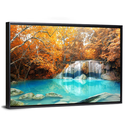 Erawan Waterfall National Park Kanjanaburi Wall Art