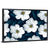 White Floral Pattern Wall Art