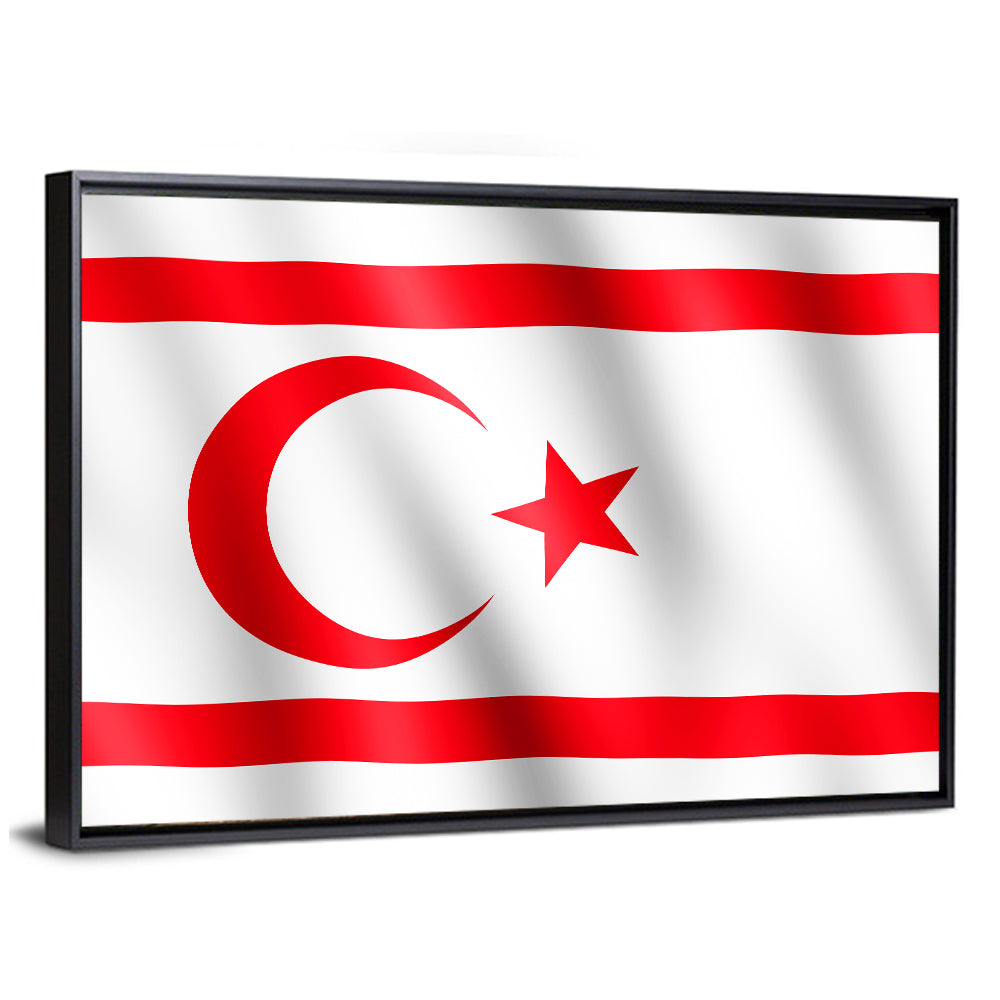 Northern Cyprus Flag Wall Art