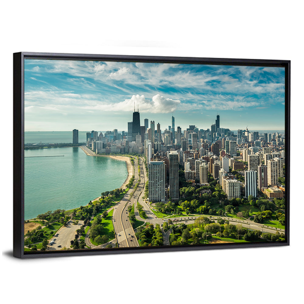 Chicago Lakefront Skyline Wall Art